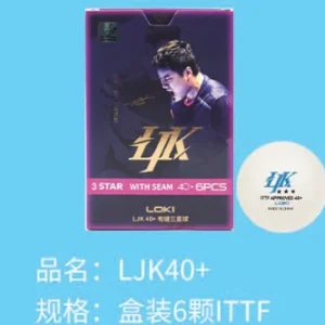 LJK40+ Balls (ITTF Approved, Box of 6)