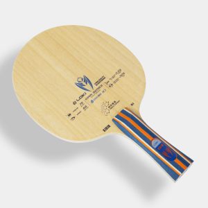Loki Kirin K1 offensive table tennis blade front face and flared handle