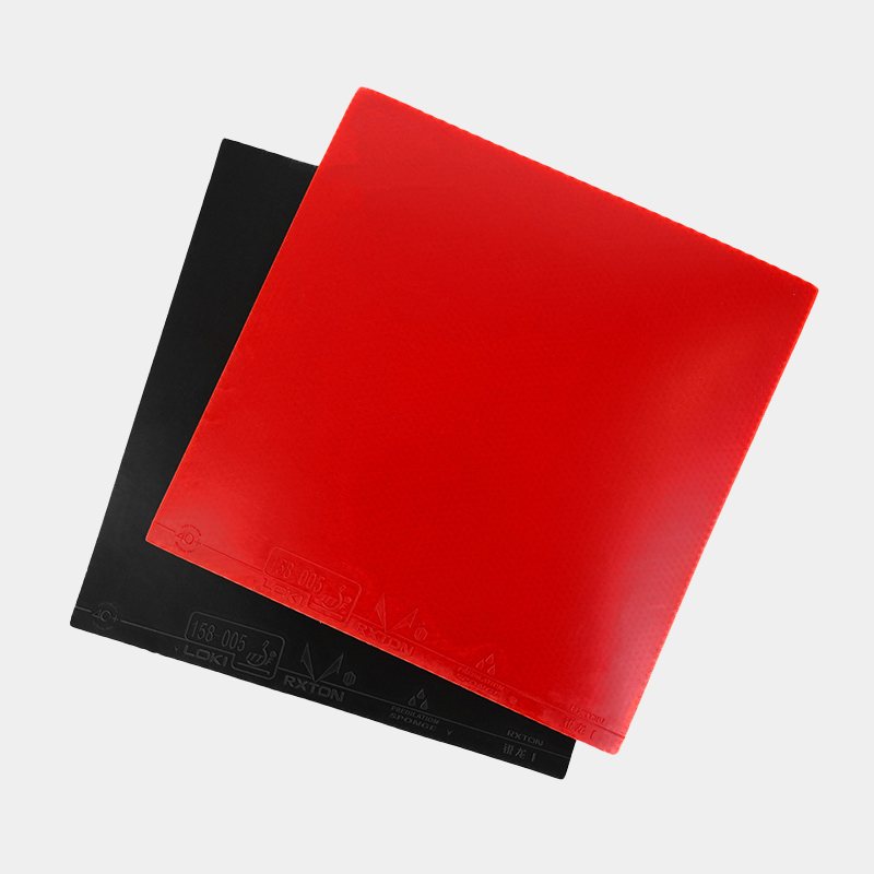 Loki Rxton 1 Max table tennis rubber sponge angle view and pimple-in geometry