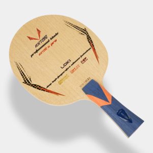 Loki Rxton 5 Pro Inner Carbon offensive table tennis blade front face and flared handle