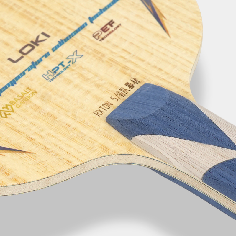 Loki Rxton 5 Pro Outer Carbon blade edge profile and 5 wood plus 2 outer carbon layup