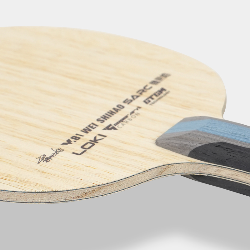 Loki W81 Wei Shihao Super ARC table tennis blade reverse side wood veneer