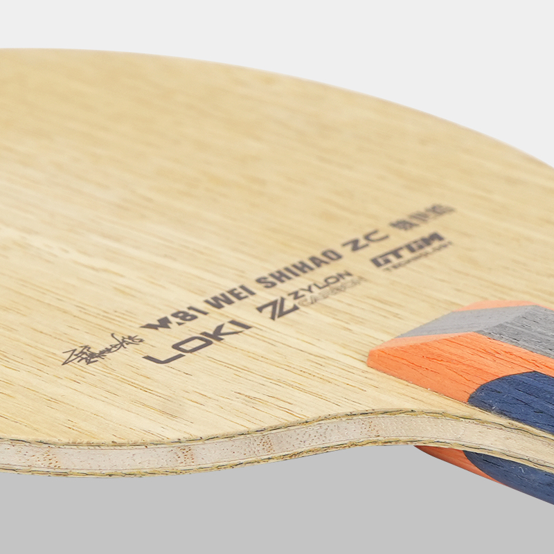 Loki W81 Wei Shihao ZC table tennis blade reverse side wood veneer