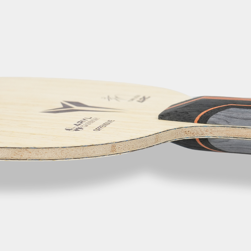 Loki Yuan Licen ARC blade edge profile, handle neck, wings, and aryl carbon composite layup