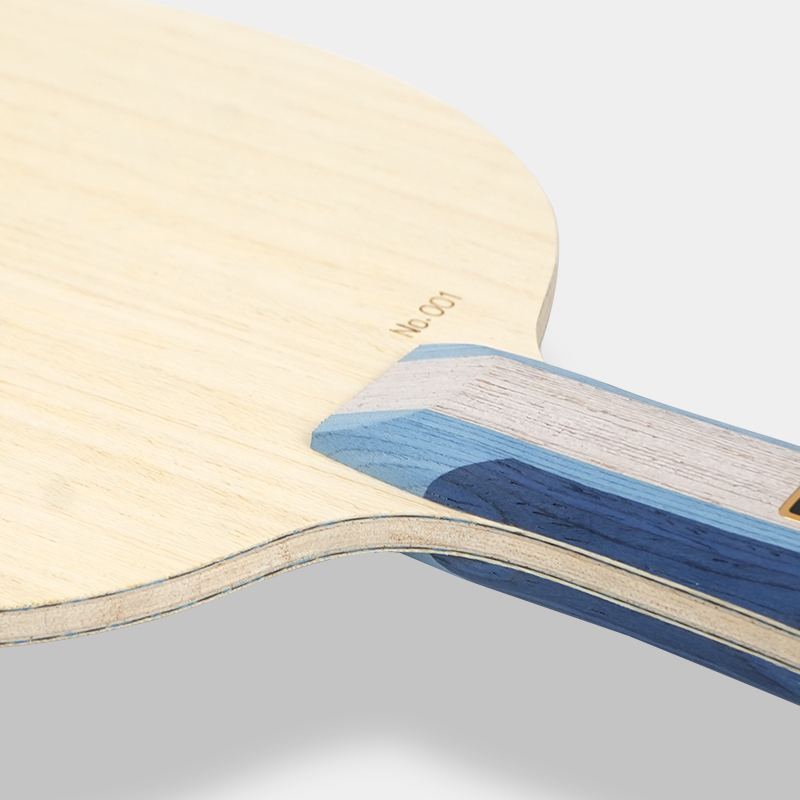 Loki Zhao Zihao ARC Special Version blade handle neck, wings, serial number, and aryl carbon composite plies